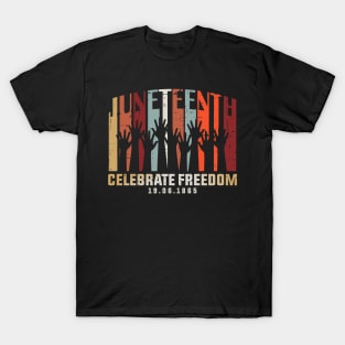 Juneteenth Celebrate Freedom 1865 T-Shirt